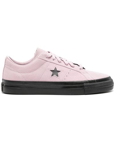 Converse One Star Pro Suède Sneakers - Roze