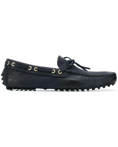 Car Shoe Driving Slip-on Loafers - Blue