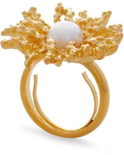 Kenneth Jay Lane Coral-reef Ring - Metallic