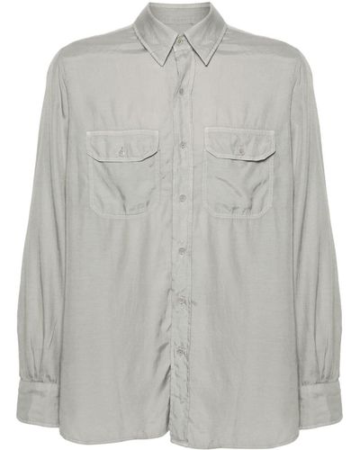 Tom Ford Twill Overhemd - Grijs