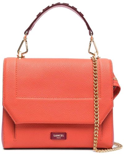 Lancel Ninon Leather Bag - Red