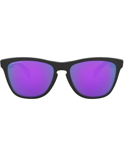 Oakley Frogskins Mirrored Lenses Sunglasses - Purple