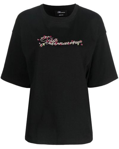 Blumarine ロゴ Tシャツ - ブラック
