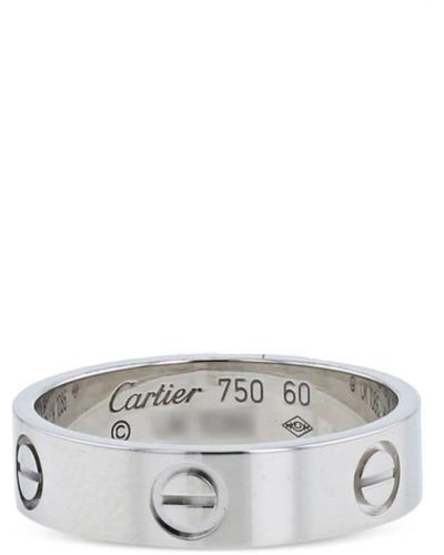 Cartier 2010s Love リング ホワイトゴールド - メタリック
