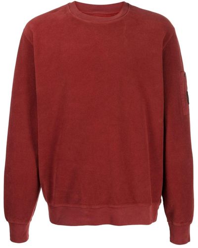 C.P. Company Lens-detail Cotton Sweatshirt - Red