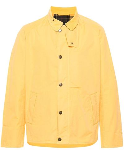 Barbour Tracker Corduroy-collar Shirt Jacket - Yellow