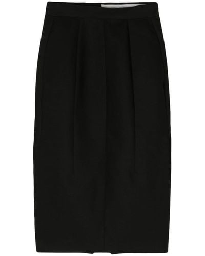 Quira High-waist Pencil Skirt - Black