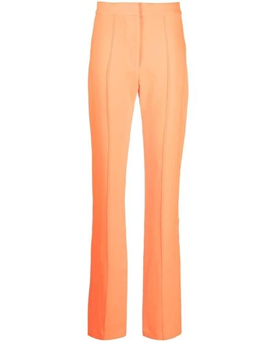 Alex Perry Straight-leg Tailored Pants - Orange