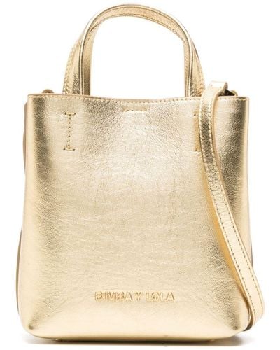 Bimba Y Lola Chihuahua Leather Crossbody Bag - Natural