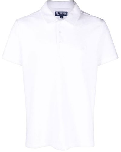Vilebrequin Phoenix Terry Short-sleeved Polo Shirt - White