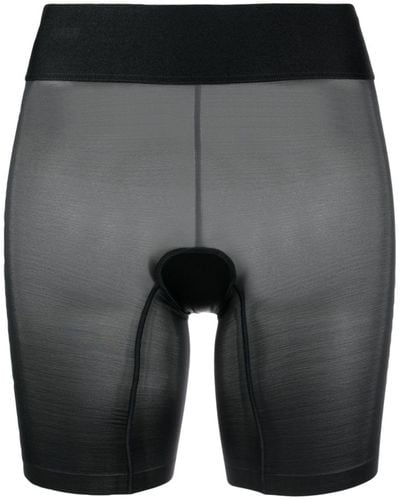 Wolford Touch Control Sheer Shorts - Gray