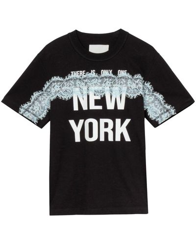 3.1 Phillip Lim There Is Only One Ny Cotton T-shirt - Black