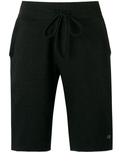 Amir Slama Embroidered-detail Knee-length Shorts - Black