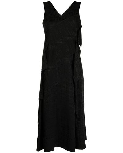3.1 Phillip Lim Panelled-design Sleeveless Dress - Black
