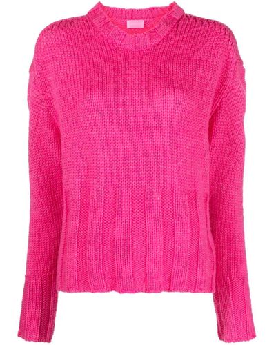 Moncler Wool-blend Jumper - Pink