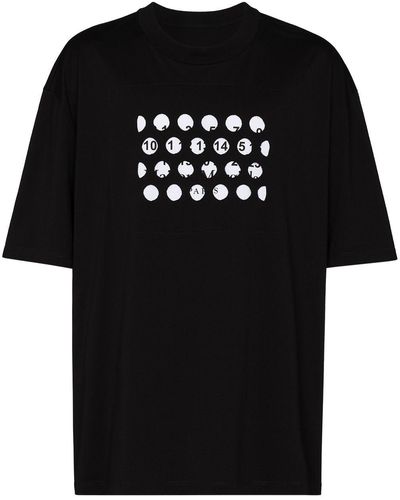 Maison Margiela ロゴ Tシャツ - ブラック