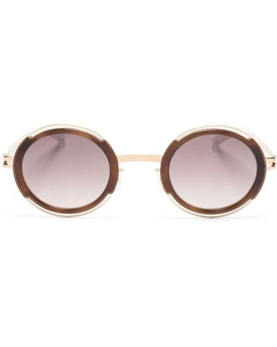 Mykita Pearl Round-frame Sunglasses - Pink