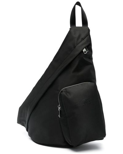 MM6 by Maison Martin Margiela Schultertasche mit dreieckiger Form - Schwarz