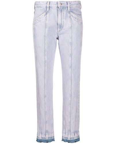 Isabel Marant Low-rise Slim-cut Jeans - Gray