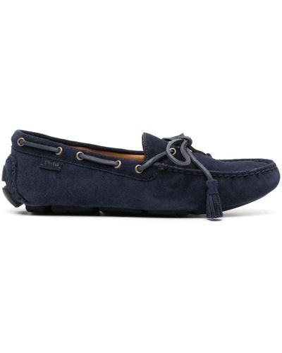 Polo Ralph Lauren Anders Suede Boat Shoes - Blue