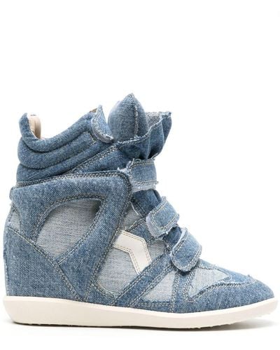 Isabel Marant Kriss High-top Sneakers - Blauw