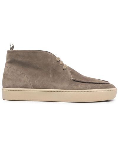 Officine Creative Suede Chukka Boots - Natural