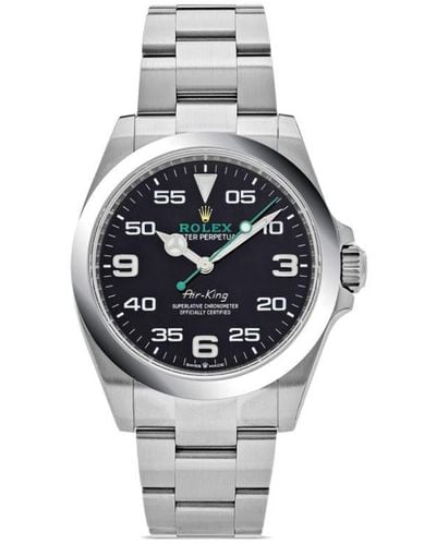 Rolex 2023 Ongedragen Air-king Horloge - Wit