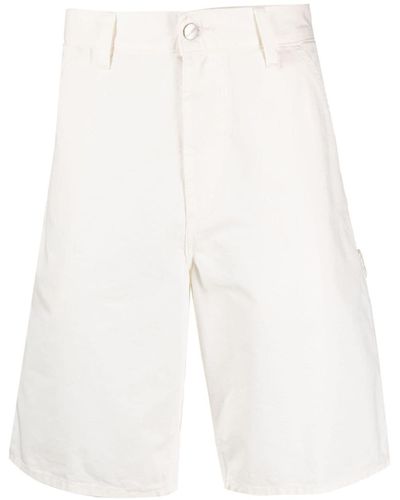 Carhartt Shorts mit Logo-Patch - Weiß