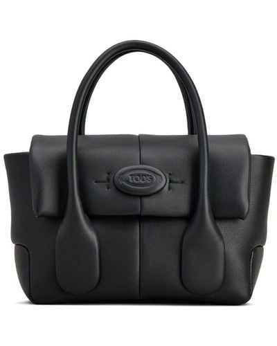 Tod's Small Di Leather Tote Bag - Black