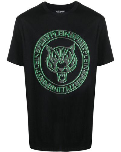 Philipp Plein T-shirt à logo imprimé - Vert