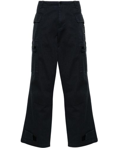 A_COLD_WALL* Pantalon en coton Static à poches cargo - Bleu