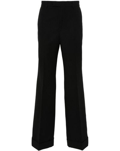 Gucci Pantalones anchos con bolsillos - Negro