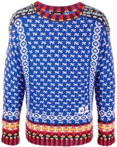Dsquared Crew Neck Jumpers for Men Up to 70 off Lyst Page 3