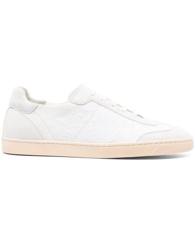 Brunello Cucinelli Terry Lace-up Sneakers - White