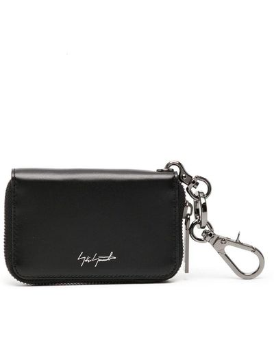 discord Yohji Yamamoto Logo-print Zip-fastening Key Wallet - Black