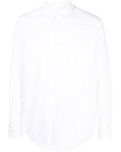 A.P.C. Camisa Edouard con cuello con botones - Blanco