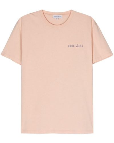 Maison Labiche Good Vibes Cotton T-shirt - Pink