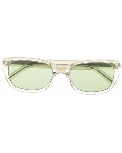 Saint Laurent Transparent Wayfarer-frame Sunglasses - Multicolor