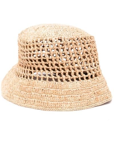 Manebí Raffia Bucket Hat - Natural