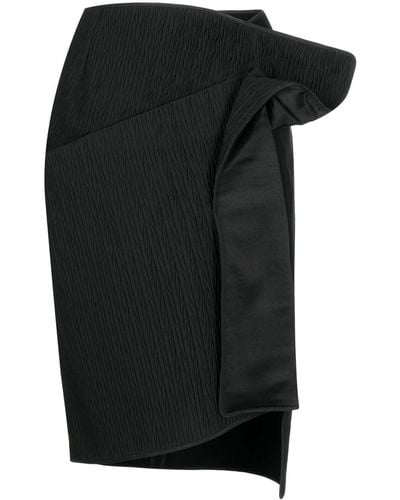 Maticevski Twist-detail Asymmetric Skirt - Black
