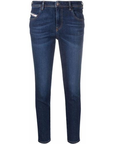 DIESEL Slim-cut Denim Jeans - Blue