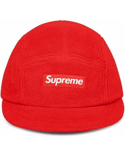 Supreme Cappello Polartec con passamontagna - Rosso