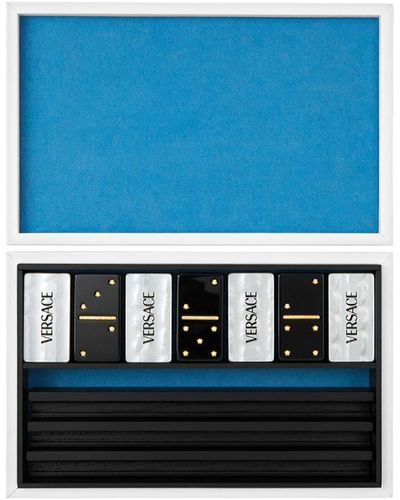 Versace Gioco con stampa - Blu