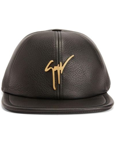 Giuseppe Zanotti Cohen Signature-logo Baseball Cap - Black