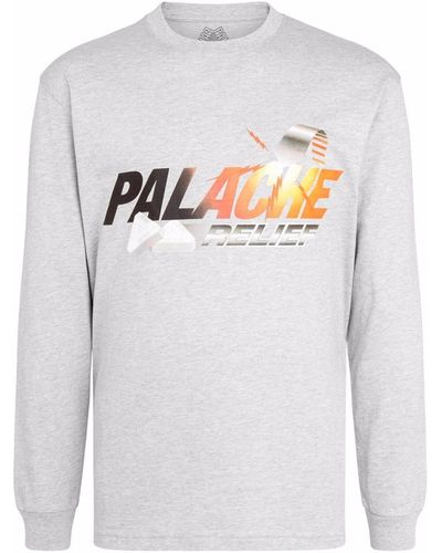 Palace Palache Long-sleeve T-shirt - Grey