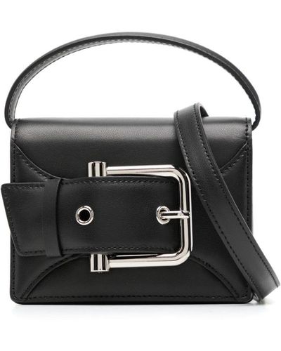 OSOI Brocle Buckle-detail Leather Mini Bag - Black