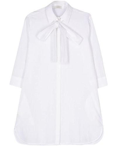 Mazzarelli Seersucker Cotton Shirt - White