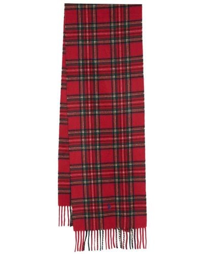 Polo Ralph Lauren Polo Pony-embroidered Tartan Check-print Scarf