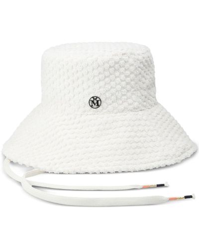 Maison Michel Charlotte Bucket Hat - White