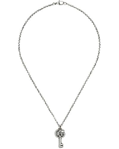 Gucci GG Marmont Key Necklace - Metallic